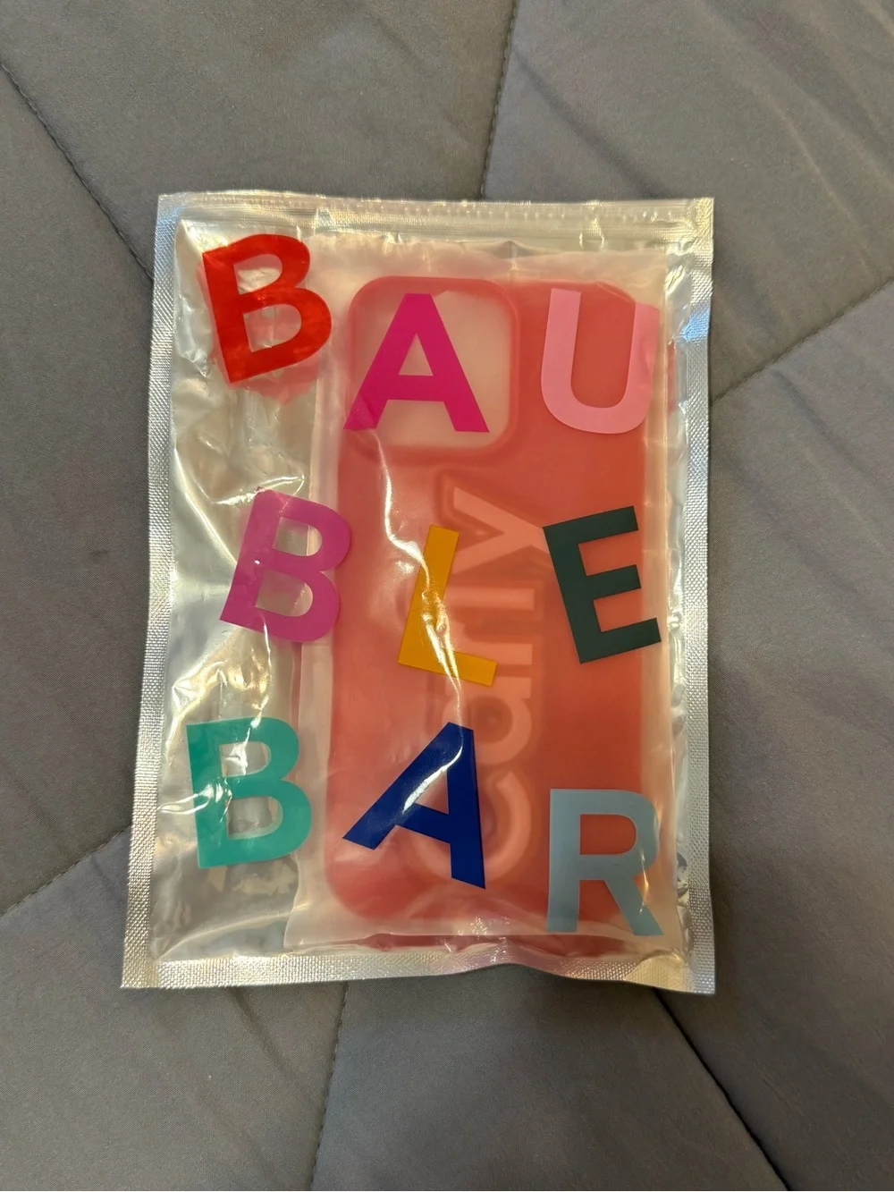 BAUBLE BAR custom iPhone 16 Pro Max case with name “Carly”